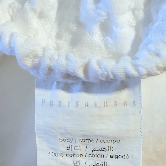 Pottery Barn Bedding Pottery Barn Waffle Weave Duvet Cover White